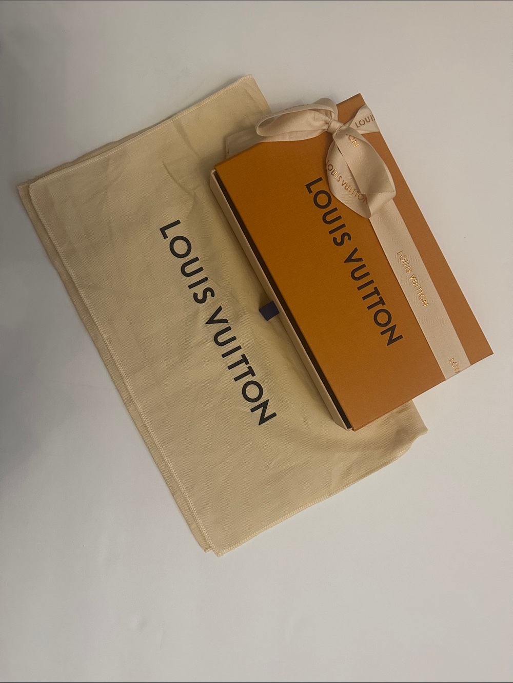 Louis Vuitton wallet box and dust bag